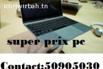 prix choc de pc portable