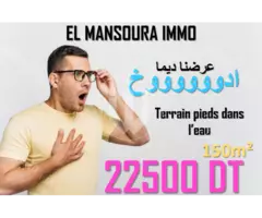 terrain vu mer à plage dar allouche kélibia nabeul