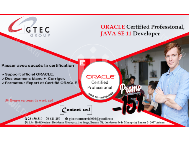 Formation Officielle Certification Internationale Oracle JAVA SE 11 - 1