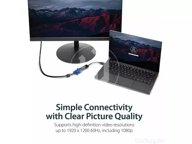 Carte Graphique et Vidéo Externe Original - Adaptateur d'Affichage Double Moniteur USB 3.0 vers VGA - 6
