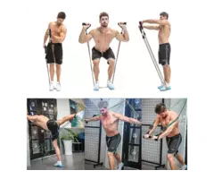 5 Levels Elastic Band with Handles Yoga Pull Rope Elastic Gym Fitness