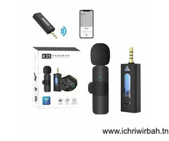 Microphone Sans Fil K35 Noir – Libérez Votre Voix, Capturez l’Instant