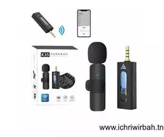 Microphone Sans Fil K35 Noir – Libérez Votre Voix, Capturez l’Instant
